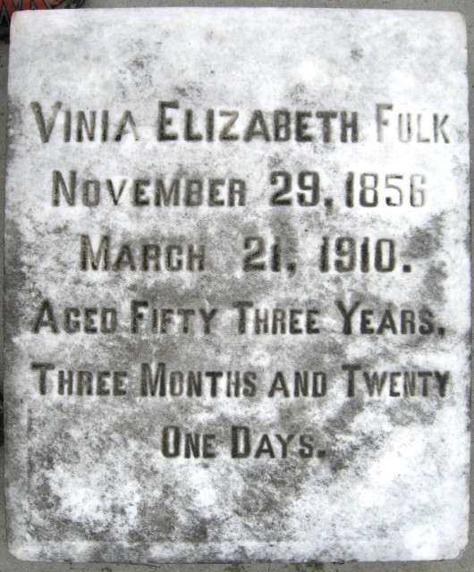 Vinia Elizabeth Fulk