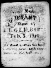 Infant Daughter  Brietz