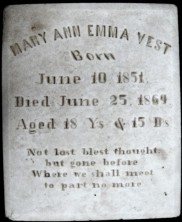 Mary Ann Emma Vest