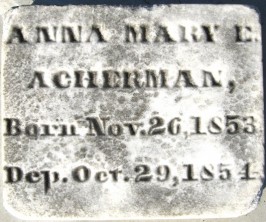 Anna Mary E. Acherman