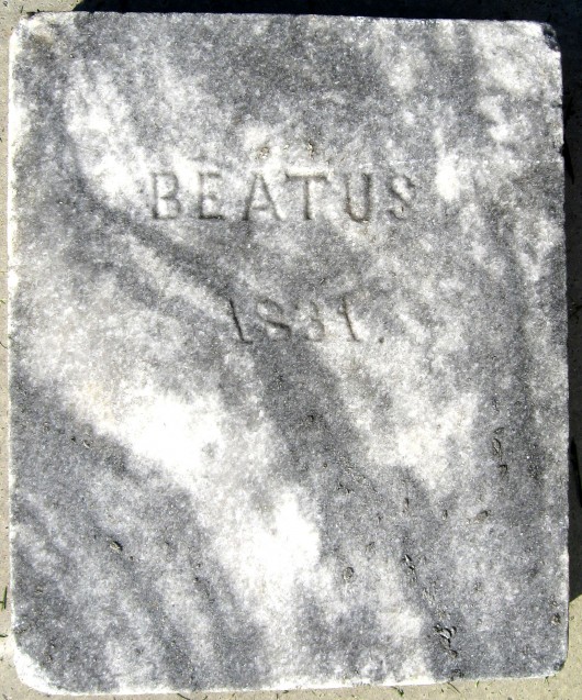 Infant Son Unknown