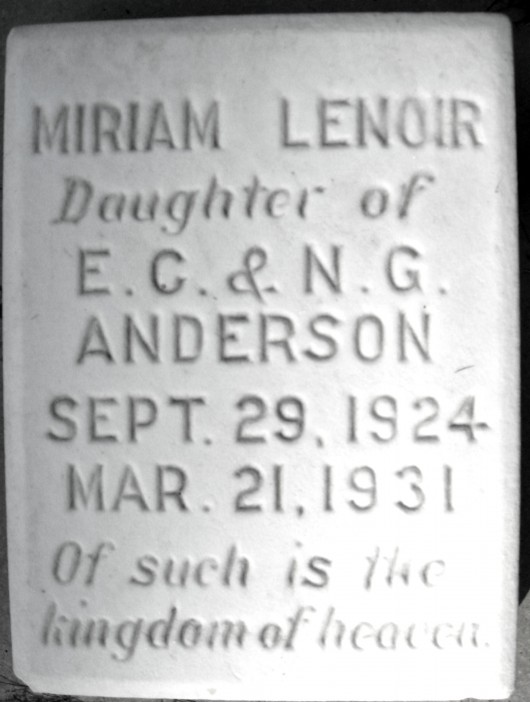 Miriam Lenoir Anderson