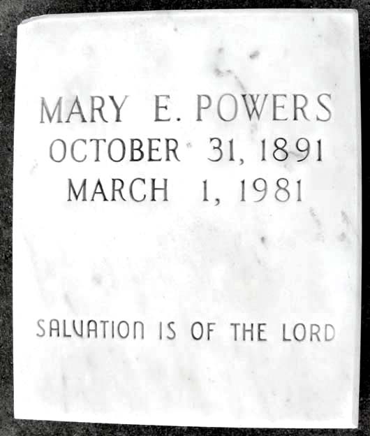 Mary Elizabeth Powers