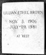 Lillian Ethel Brown