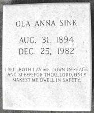 Ola Anna Sink