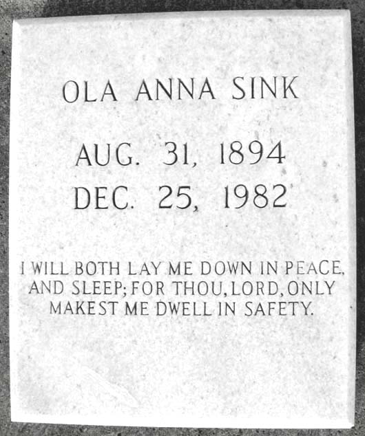 Ola Anna Sink