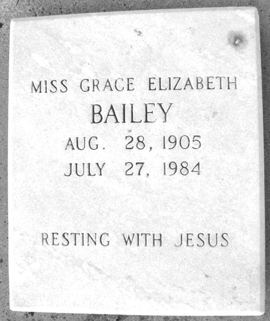 Grace Elizabeth Bailey