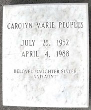 Carolyn Marie Peoples