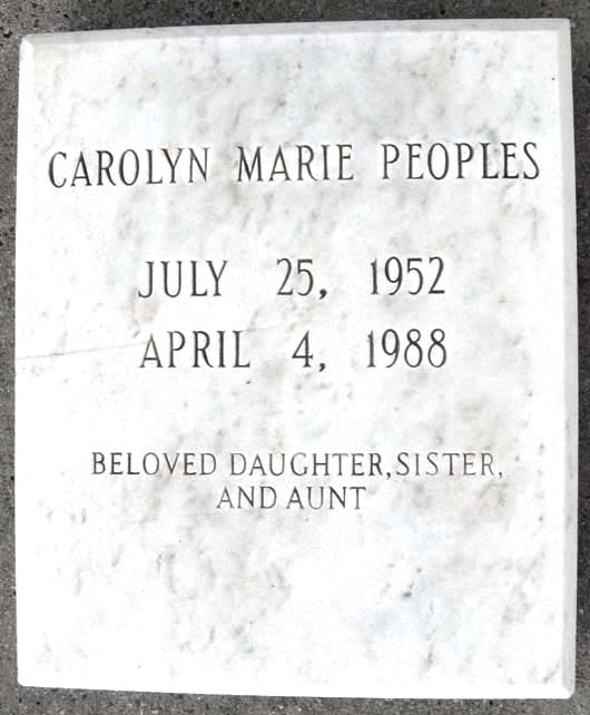 Carolyn Marie Peoples