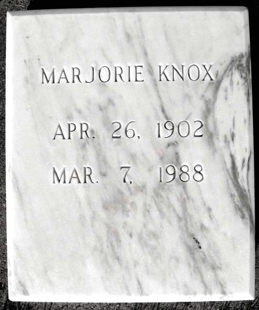 Marjorie  Knox