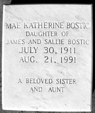 Mae Katherine Bostic