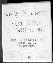 Miriam Lizette Brietz