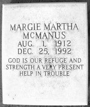 Margie Martha McManus
