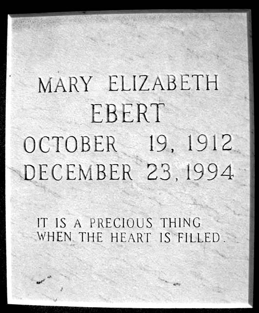 Mary Elizabeth Ebert