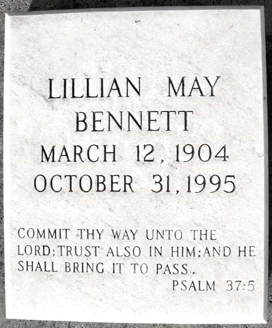 Lillian May Bennett