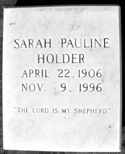 Sarah Pauline Holder