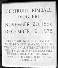 Gertrude Leonora Kimball
