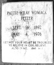 Pattie Wray Fetzer