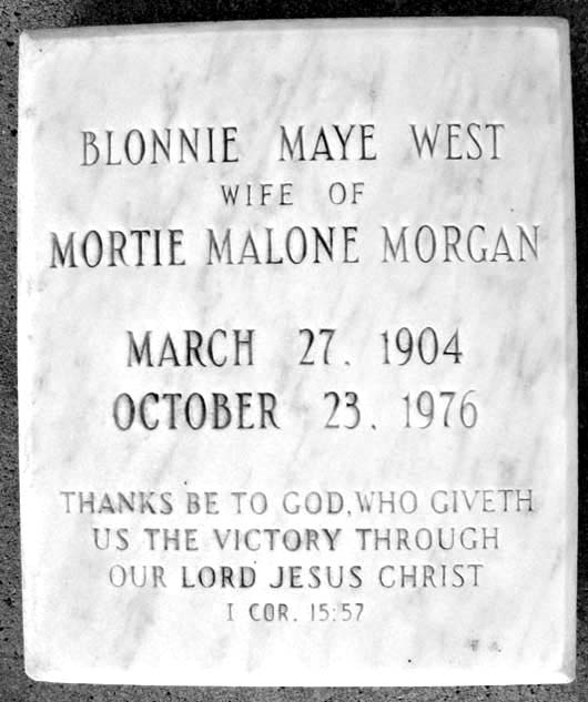Blonnie Maye Morgan