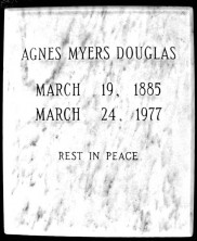 Agnes  Douglas