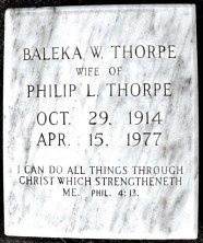 Baleka  Thorpe