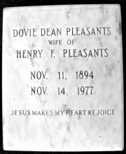 Dovie  Pleasants