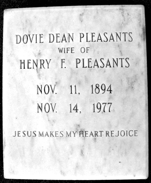 Dovie Pleasants