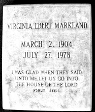 Mary Virginia Markland