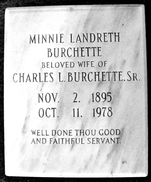 Minnie E. Burchette