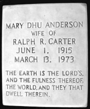 Mary Dhu Carter