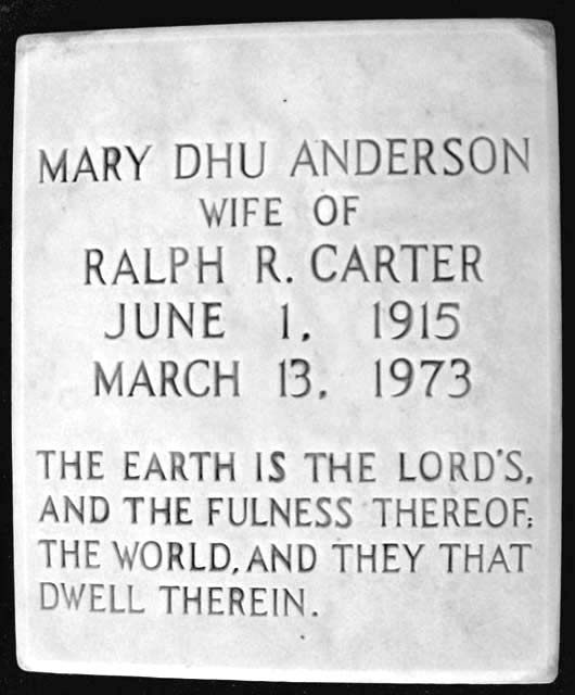 Mary Dhu Carter