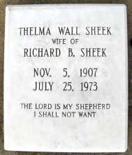 Thelma  Sheek