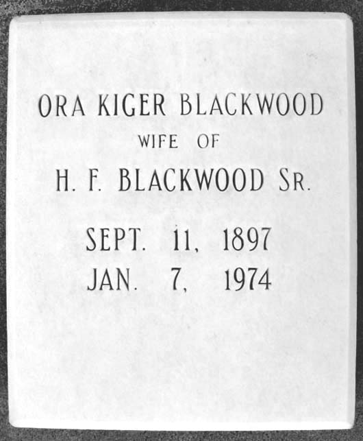 Ora Celeste Blackwood
