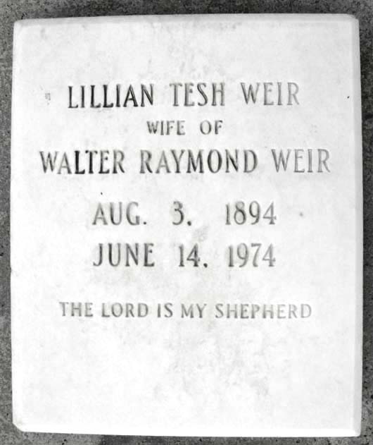 Lillian Jane Weir