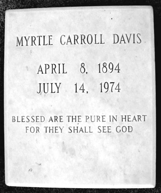 Myrtle Alora Davis