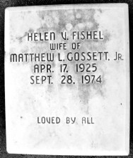 Helen Virginia Gossett
