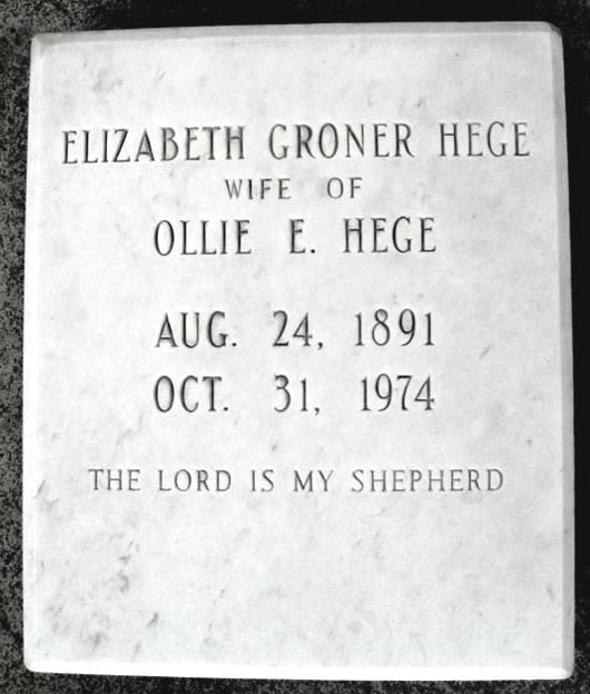 Elizabeth  Hege