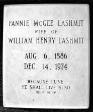Fannie Olivia Lashmit