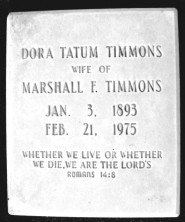 Dora  Timmons