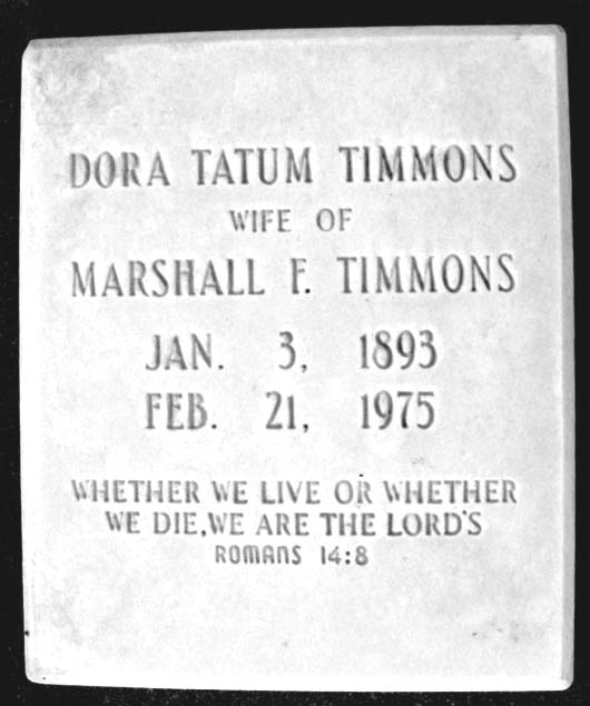 Dora Timmons