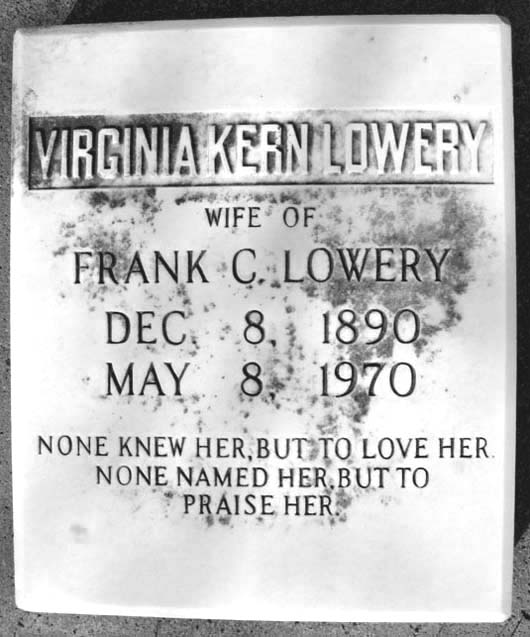 Virginia Leonora Lowery