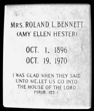 Amy Ellen Bennett
