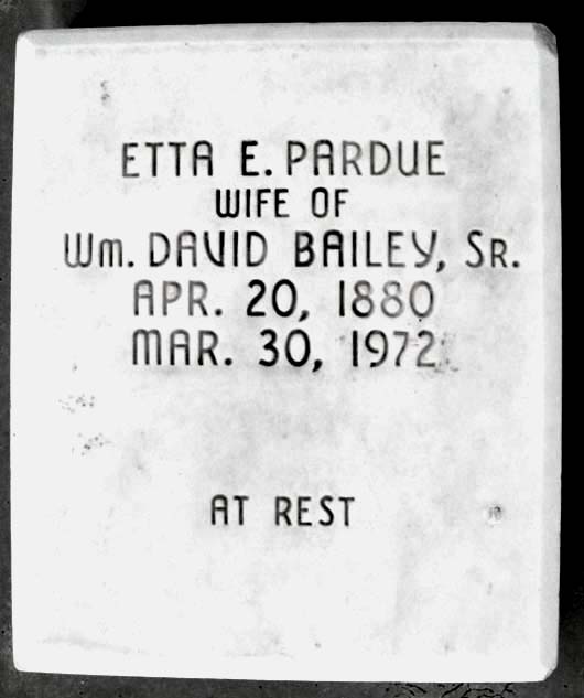 Etta Elizabeth Bailey