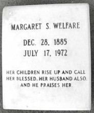 Margaret Evans Welfare