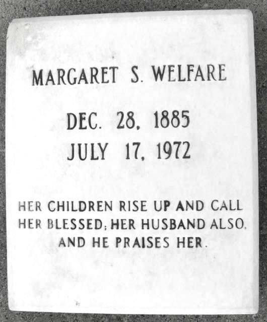 Margaret Evans Welfare