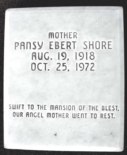 Pansy Elizabeth Shore