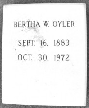 Bertha May Oyler