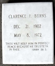 Clarence  (Shorty) Franklin Burns