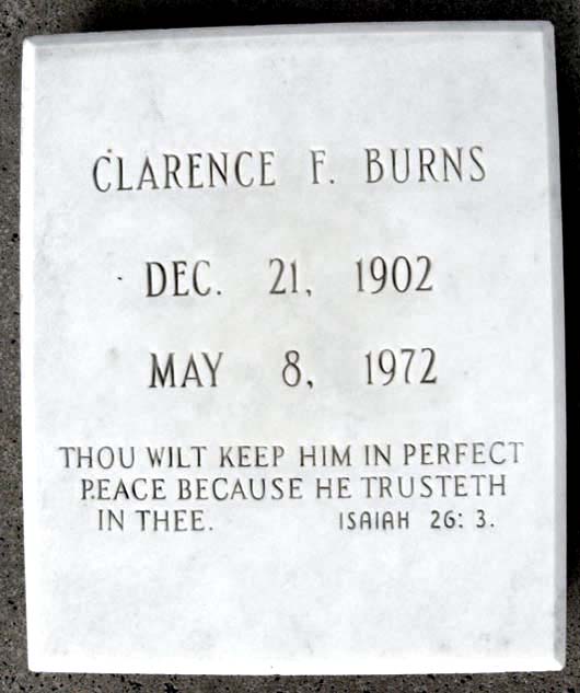 Clarence (Shorty) Franklin Burns