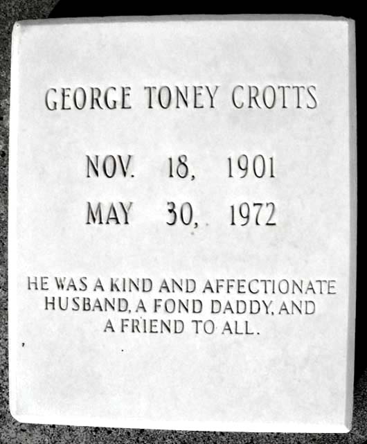 George Toney Crotts